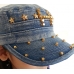Denim Cap with Studs